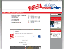 Tablet Screenshot of elektrokeim.de